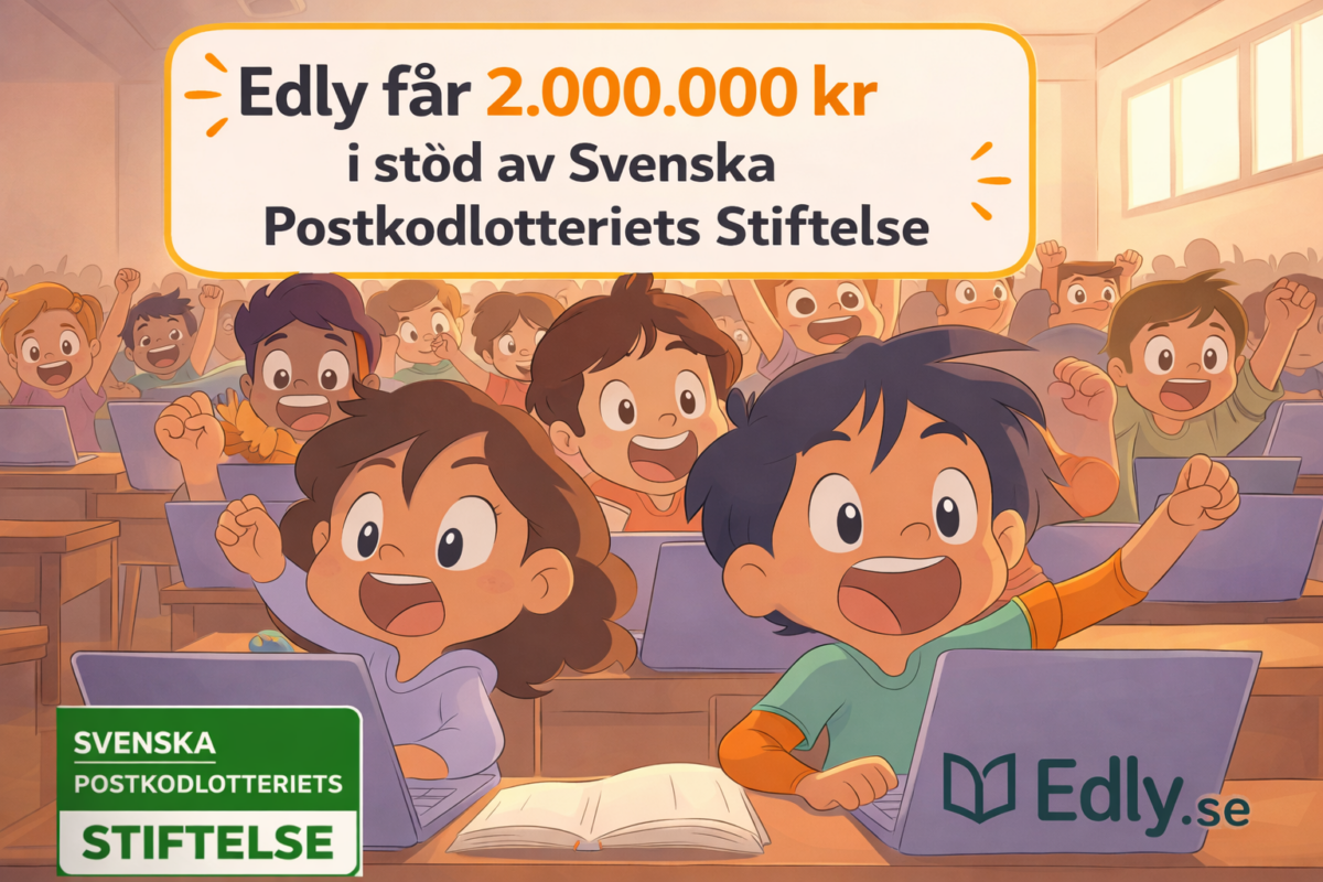 Tack till Svenska Postkodlotteriets Stiftelse